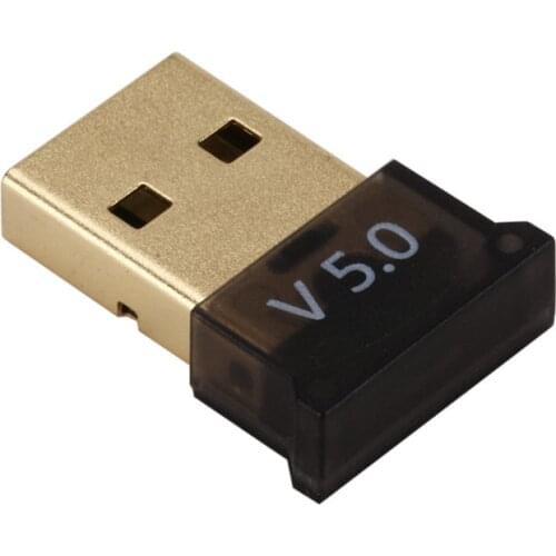 Usb2.0 Bluetooth Adapter Computer Bluetooth Receiver Transmitter Plug and Play Dual-mode Transmission V5.0 Technology