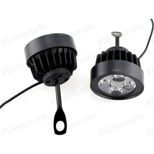 Waterproof LED Super Bright Headlight Headlamps Auxiliary Lamp Spotlights For Motorcycle Motorbike Moto