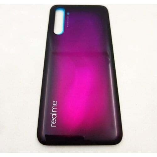 Battery Back Cover For OPPO Realme 6 Pro Battery Cover Rear Housing Door Glass Case Replacement Parts +Adhesive Sticker