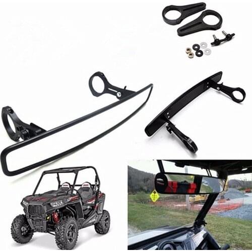 1.75" UTV Rearview Mirror for Polaris Ranger RZR XP1000 am Maverick Black