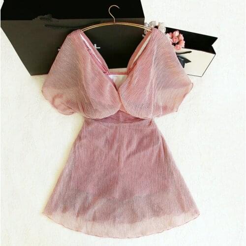 A large size swimsuit S-4XL New 2019 Sexy One Piece Swimsuit Solid Female Swimwear Women Backless Bathing Suit deep V-Neck swim