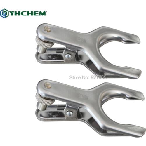 2pcs,35# Stainless Steel Spherical Interface Clip,Stainless Steel Clamp,Glassware clip,Use for Glass Ground Joint