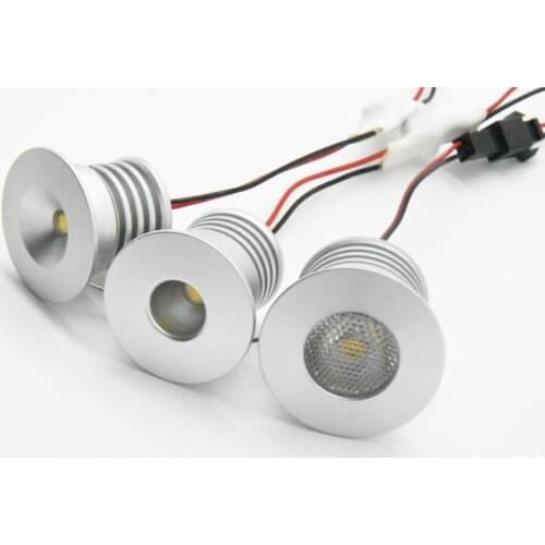 3W 12V-24V 110V 220V 240V 23mm Cut Lighting Kit LED Bulb Spot Light Mini Spotlight for Cabinet Recessed Ceiling Lamp