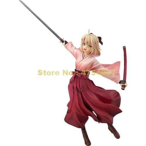 Anime fate stay night arthur excalibur sakura saber altria pendragon sword dance 22cm action figure Toy