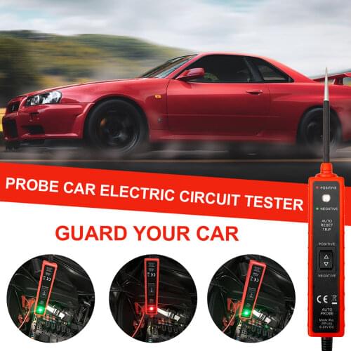 DC 6-24V Car Vehicle Circuit Tester Power Probe Automotive Diagnostic Tool Electrical Current Voltage Track Locate Power Scanner