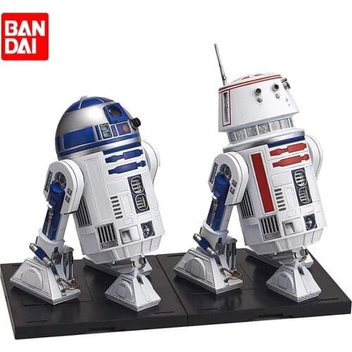 Bandai Star Wars 1/12 The Force Awakens R2-D2 R5-D4 Tetrobot and Co Assembly Model Moving Doll Decorations