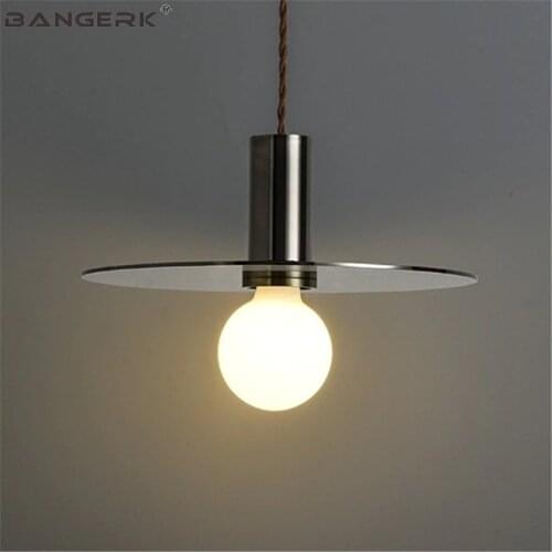 BANGERK Industrial Wind Vintage Pendant Light Fixtures Iron Loft Style LED Hanging Lamp Home Decor Indoor Lighting Droplight