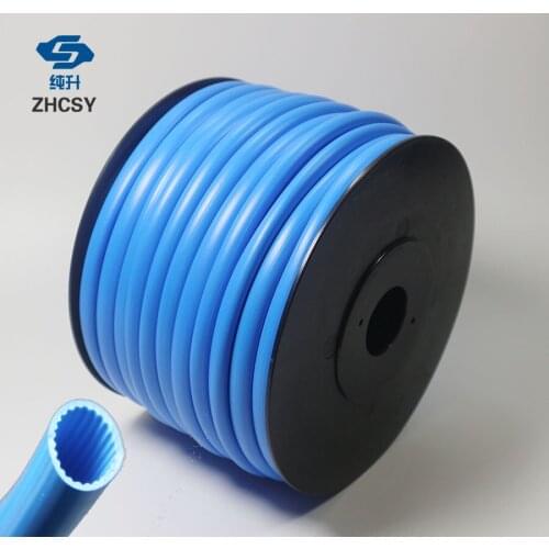 Free shipping blue color PVC tube PVC sleeve for tube printer, wire marking machine ,cable ID printer, electronic lettering