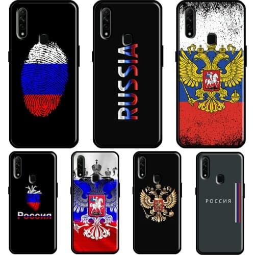 Russia Russian Flag Case For OPPO A53 A31 2020 A5 A9 A15 A52 A72 A92 A1K A83 A91 A5S Find X3 Pro Reno 2Z Cover