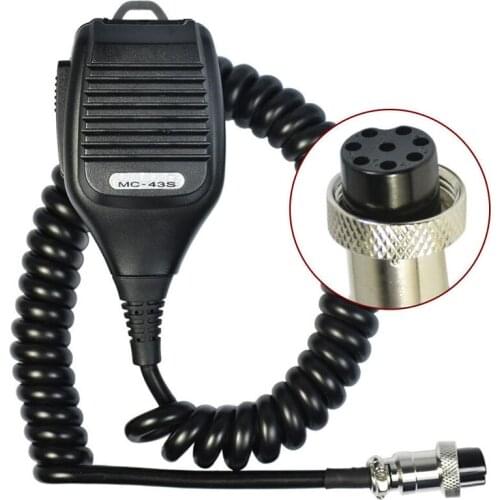 MC-43S 8-pin Dynamic Hand Speaker PTT Mic Microphone for Kenwood TS-480HX TM-231 TS-590S TS-990S TS-2000X TS-480SAT Radio