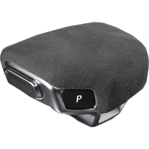 For Audi A4L Q5L A5 Q7 black suede special gear cover cover car decoration