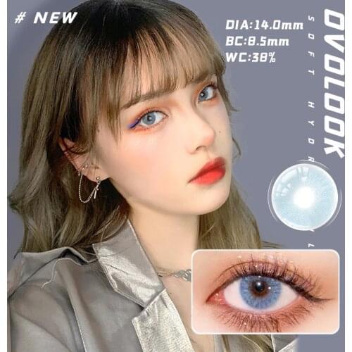OVOLOOK-Four color series Colored Contact Lenses Natural Series Contact Lenses Cosmetic Beautiful pupil Lens for Eyes lentes