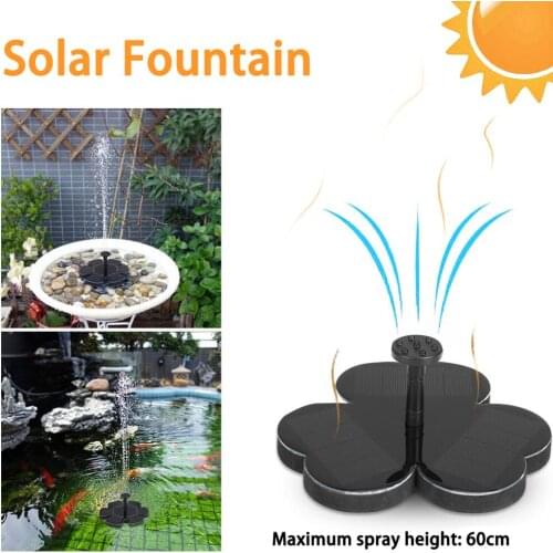 Solar Powered Fountain Fountain Pool Pond Mini Water Fountain Pump for Bird Bath Patio Landscape Outdoor Garden Decoration