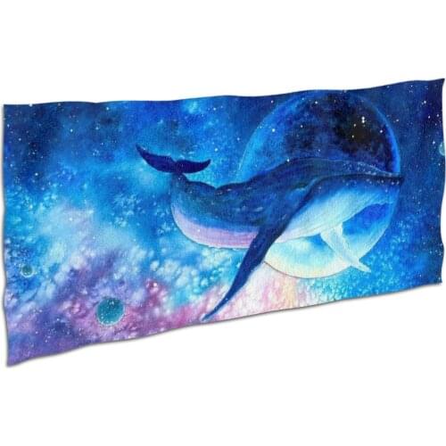 2021 new 160 * 80cm whale summer fashion beach towel large sports towel camping accessories gift
