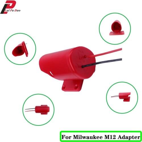M12 For Milwaukee Lithium Battery Adapter DIY Electronic Line Adapter Power Connector