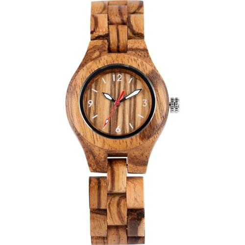 Minimalist Full Wood Watches Women Natural Wodden Bracelet Female Watch Fashion Ladies Quartz Wristwatch relogio feminino