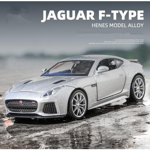 1:32 Jaguar F-TYPE Coupe Alloy Car Model Diecasts Toy Vehicles Metal Model Car Collection Sound and light Toys For Children Gift