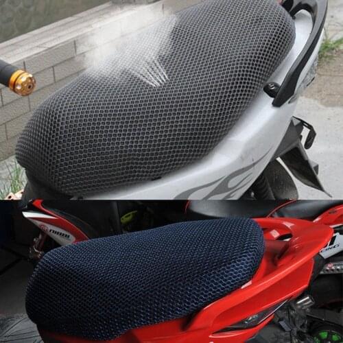Motorcycle Seat Cushion Cover Universal For Scooter Otorcycle Seat Pad Reathable Mesh Net Cushion Accessories