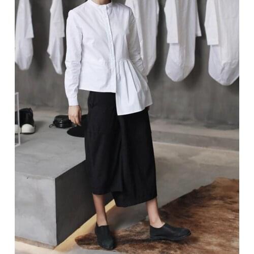 2020 new spring and summers hit color all-match shirt 23092