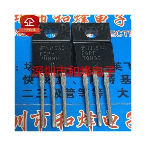 Original New 5PCS/ TF4126 AOTF4126 FGPF70N30 K6A53D TK6A53D STTH10LCD06FP TO-220F