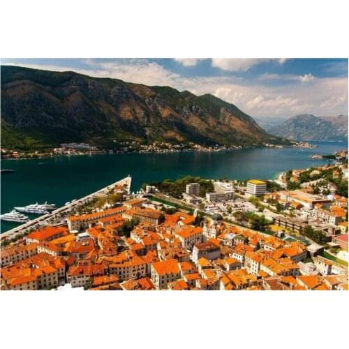 Scenery cottage diamond painting lake mosaic art embroidery landscape rhinestone picture puzzle toys kids drawing wall decor