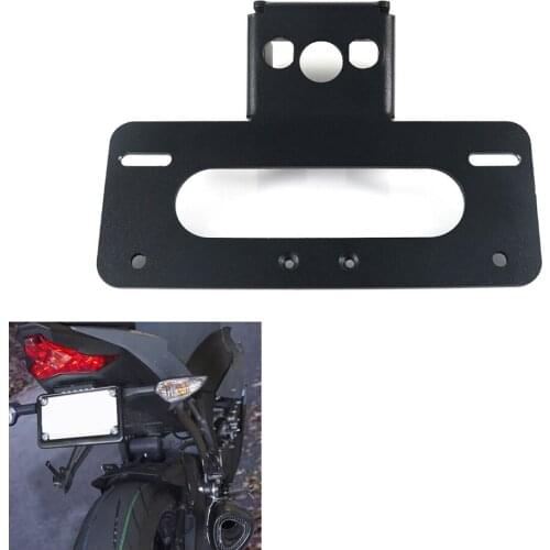 Fit For Kawasaki Ninja ZX-6R ZX6-R 636 2019-2021 Rear Tail Tidy Fender Eliminator Kit License Registration Plate Holder Bracket