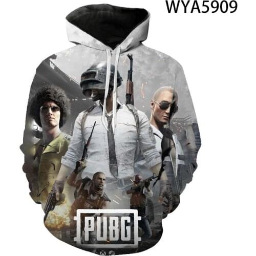 Game Pubg Fashion Men Women Children Sweatshirts 3D Printed Casual Boy Girl Kids Hoodies Pullover Long Sleeve Streetwear Coat