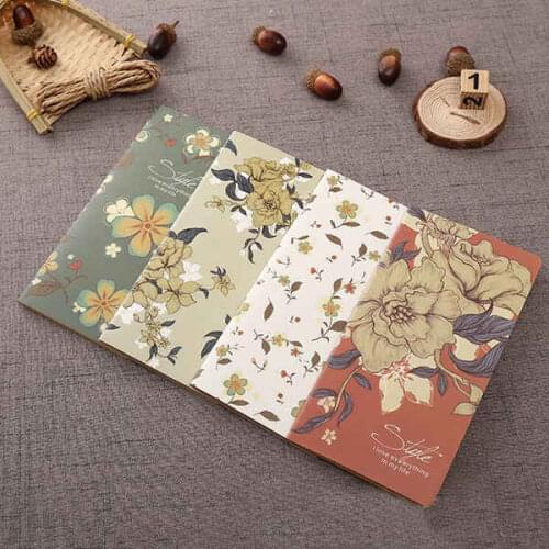 B5 Vintage Kraft Paper Notebook Copy Cover Blank Page Notepad Soft Copybook Daily Paper Office gift