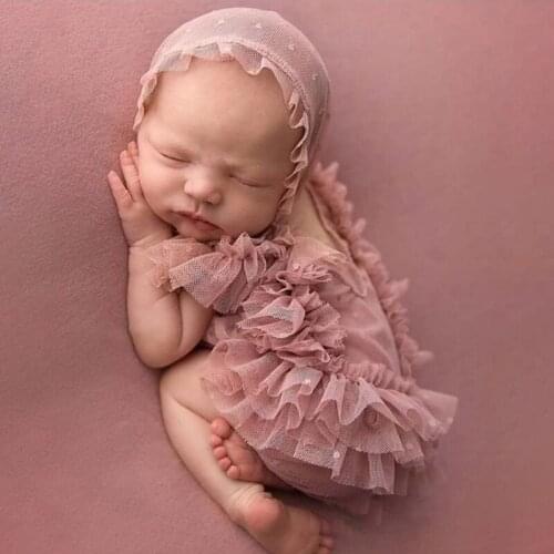 1 Set Baby Hat Romper Jumpsuit Short Pants Newborn Photography Props Infants Photo Shooting Costume Outfits