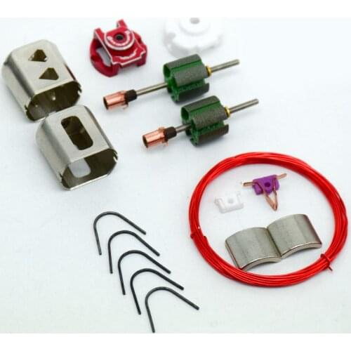 Manual Circle Motor Accessories Copper Spacers/Gaskets/Motor Brush/Cover/Rotor/Magnet Steel For Tamiya Mini 4WD Racing Car Model