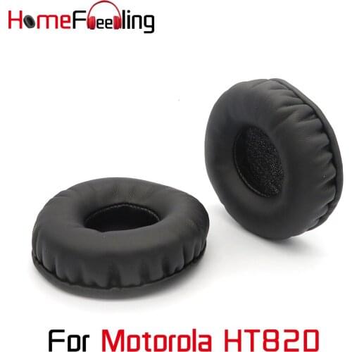 Homefeeling Ear Pads For Motorola HT820 Earpads Round Universal Leahter Repalcement Parts Ear Cushions