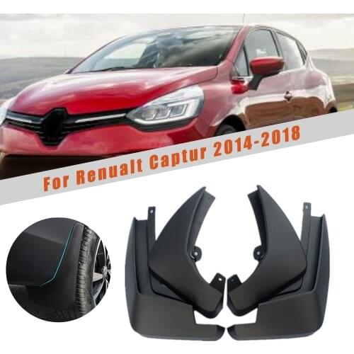 Car Mud Guards For Renault Captur 2014 2015 2016 2017 2018 Splash Guards Over Fender Kit Car Styling Fender Accessories 4Pcs