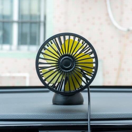 12V-24V USB Car Fan for Dashboard Air Circulation Fans ABS Three Speeds Summer Cooling Fan High Airflow Fan in Summer Accessori