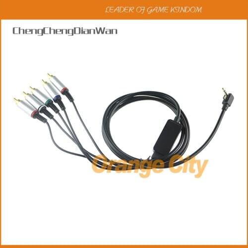 ChengChengDianWan 3pcs Original RCA TV Video Cord Cable Cord For PSP 3000/2000 AV Cable for PSP HDTV TV Video Component Cable