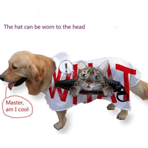 Dogs clothes Photo customized Hooded t-shirt ropa perro cats multifunctional towel blanket creativegifts pets family gifts