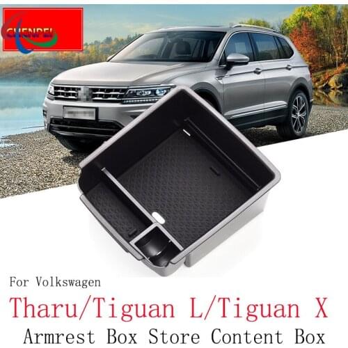 For Volkswagen TharuTiguan LTiguan X Armrest Box Storage Box Modified Central armrest Special Box Storage Box Car Accessories