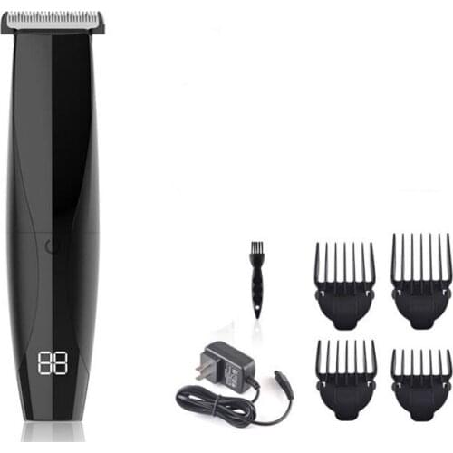 10W powerful hair clipper rechargeable hair clipper haircut machine beard trimmer LCD waterproof clipper