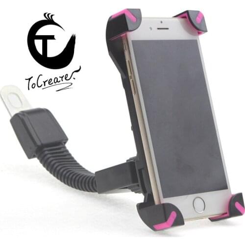 Motorcycle Electric Car Rearview Mirror Car Phone Holder Mobile General for Apple Samsung Huawei Xiaomi Stable Transshape Useful