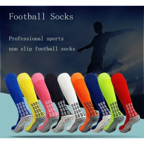 Adult Children Non-slip Over-the-knee Football Socks Rubber-soled Long Tube in Tube Football Sports Socks Non-slip Socks
