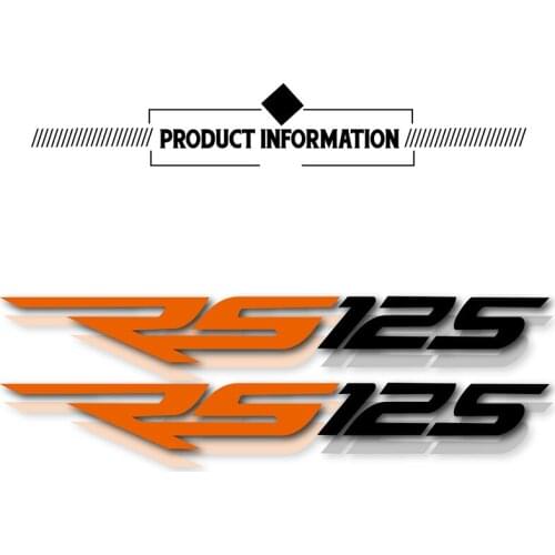 New motorcycle bicycle car sticker reflective rim waterproof decaling helmet LOGO body decal is suitable for Aprilia RS 125