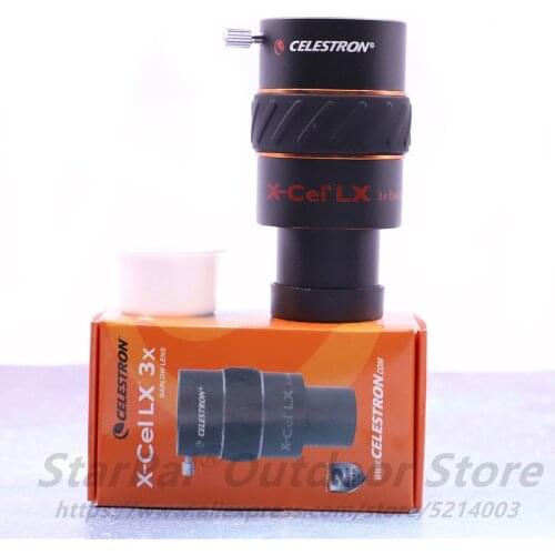 CELESTRON X-CEL 3X LX barlow eyepiece standard 1.25inch telescope eyepiece accessories