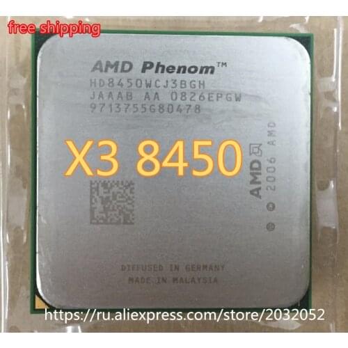 AMD Phenom II X3 8450 CPU processor 2.1G Socket AM2+ 940pin Triple-CORE/2MB L3Cache (working 100% Free Shipping)