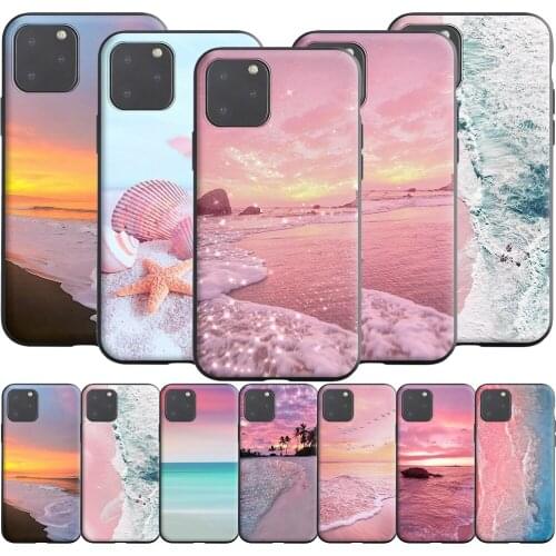 Maldives Pink Beach Silicone Case for Realme Narzo 30A GT NEO C3 C25 C21 C20 C17 C15 C12 C11 8 7 7i 6 6i Pro