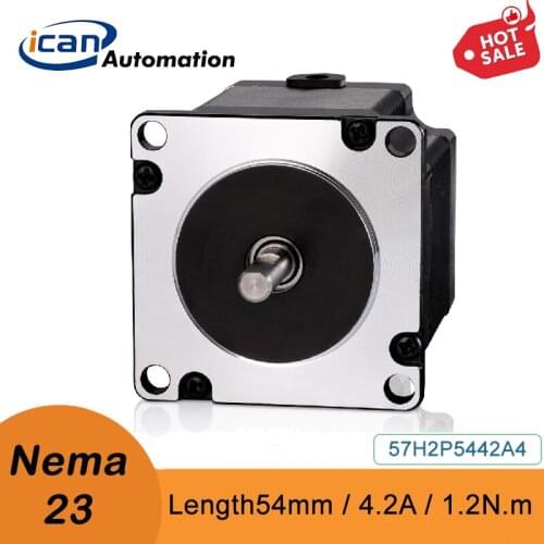 ICAN 54mm 4.2A 120Ncm 12Kgcm Length Stepper Motor Nema 23