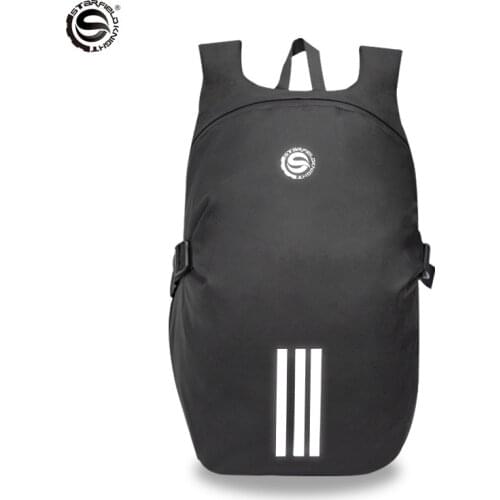 STAR FIELD KNIGHT Motorcycle Helmet Bag Backpack Outdoor Riding Reflective Backpack Ultra-Large Capacity Motorbike Helmet Bags