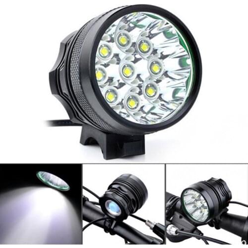 Waterproof 7500Lm 9 x XM-L T6 LED Camping Fishing Bicycle Cycling Flashing Light Lamp