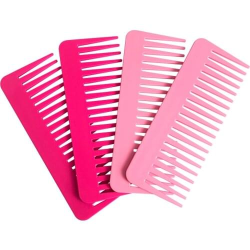 1pcs Anti-static Hairdressing Combs Portable Massage Comb Wide Tooth Hair Brush Wear-resistant Hairdressing Comb