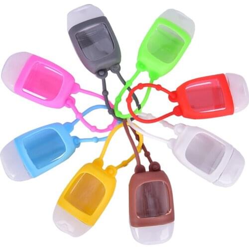 1 Pcs Portable Traveling Refillable Bottle Silicone Hand Sanitizer Perfume Holder Mini Cute Empty Bottle Bath And Body Works
