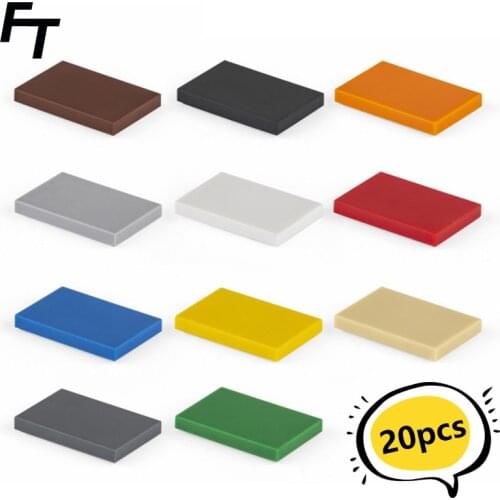20pcs Small Particle 26603 Ceramic Tile 2x3 DIY Building Blocks Compatible with Creative Gift Building MOC Blocks Castle Toys