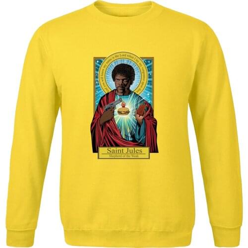 2020 Pulp Fiction Hip Hop Streetwear slim fit hoodies Funny Hot Sale spring autumn Saint Jules Men tracksuits Mans Sweatshirts